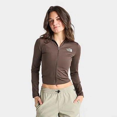 The North Face Women's Performance Full-zip Top In Brown