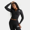 The North Face Women's Performance Graphic Slim Full-zip Jacket In Black
