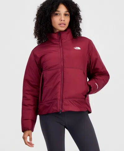The North Face Women's Pertex Explore Insulated Jacket In Burgundy