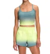 THE NORTH FACE WOMEN'S PRINTED DUNE SKY TANKLETTE TOP IN GOBLIN BLUE OMBRE SKY PRINT