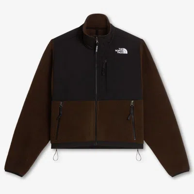 The North Face Women's Retro Denali Jacket In Dark Chestnut,tnf Black