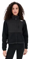 The North Face Plus Size Denali Zip-front Long-sleeve Jacket In Black