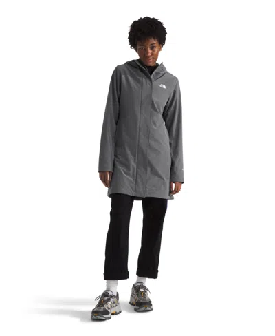 The North Face Women's Shelbe Raschel Hooded Parka In Gray