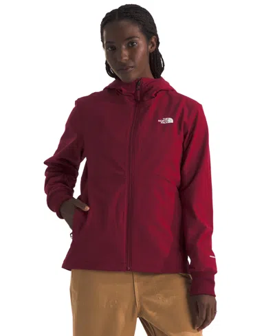 The North Face Women's Shelbe Raschel Long Sleeve Jacket In Burgundy
