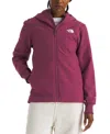 The North Face Women's Shelbe Raschel Zip-front Fleece-lined Hoodie Jacket In Purple