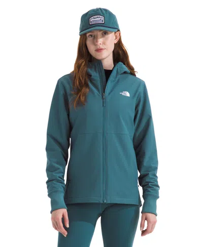 The North Face Women's Shelbe Raschel Zip-front Fleece-lined Hoodie Jacket In Black