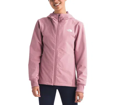 The North Face Women's Shelbe Raschel Zip-front Fleece-lined Hoodie Jacket In Mauve