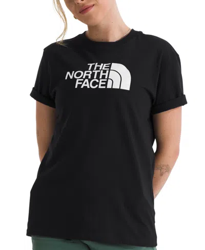 The North Face Black Short Sleeves T-shirt With Logo
