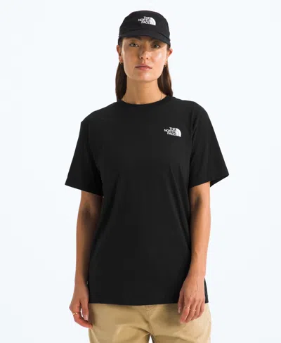 The North Face Pebble Path Relaxed Short Sleeve T-shirts In Black