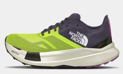 The North Face Women's Summit Vectiv Pro Sneaker In Summit Led Yellow / Lunar Slate In Purple