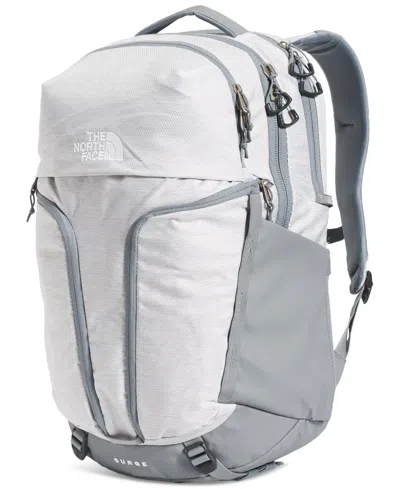 The North Face Women's Surge Flexvent Suspension Backpack In White