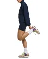 The North Face Women's Tekware Grid-print Quarter-zip Cropped Jacket In Summit Navy-npf