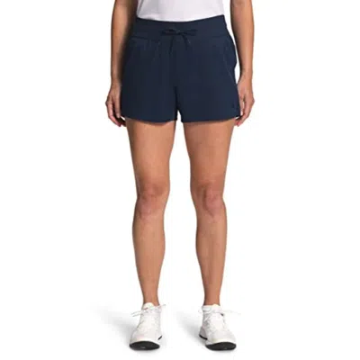 The North Face Women's  Aphrodite Motion Shorts Blue Drawstring Waist Kfc323