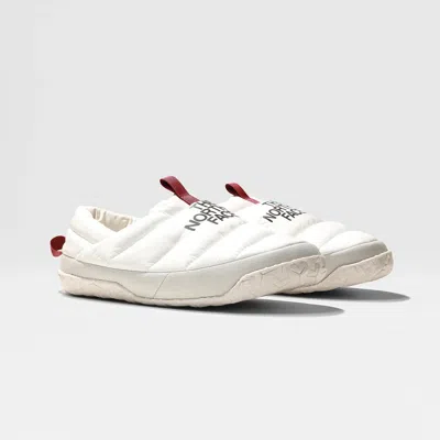 The North Face Women's  Base Nuptse Mule Nf0a5g2bq4c Gardenia White Slip On Slipper In Multi