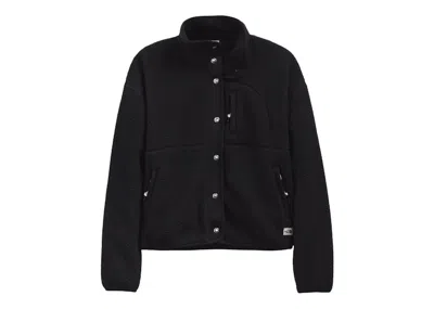 Pre-owned The North Face Women's  Cragmont Snap Buttonup Jacket In Tnf Black