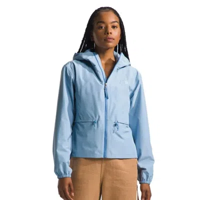 The North Face Women's  Daybreak Rain Jacket Steel Blue Dryvent Full Zip Asm251