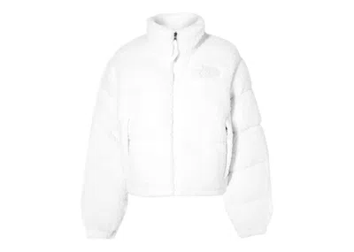 Pre-owned The North Face Women's  High Pile Nuptse 600fill Recycled Waterfowl Down Jacket In Gardenia White