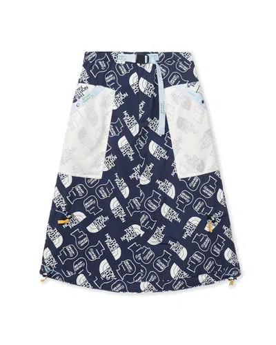 Pre-owned The North Face Women's  X Brain Dead Tech Skirt In Navy Blue