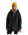 The North Face Women's Thermoball Hooded Parka Jacket In Black