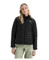 The North Face Women's Thermoball Zip-front Jacket In Black