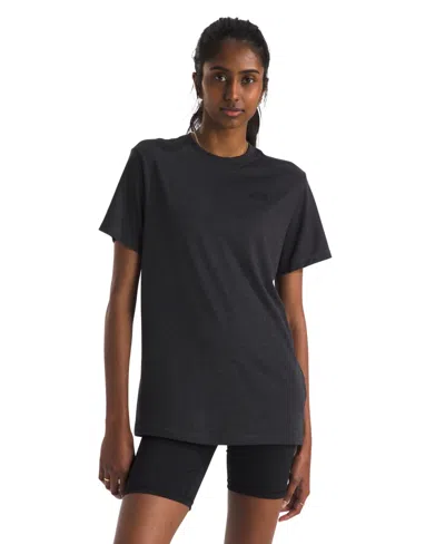 The North Face Short Sleeve Tri-blend T-shirts In Black