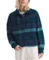 The North Face Women's Valley Flannel Shirt In Algae Blue