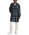 The North Face Women's Valley Long Shirt Jacket In Midnight Petrol