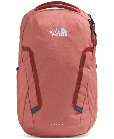The North Face Women's Vault Backpack In Light Mahogany Dark Heather,iron Red,tnf