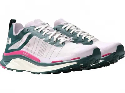 The North Face Women's Vecviv Infinite Trail Running Shoes In Lavender Fog/ponderossa Green In Multi