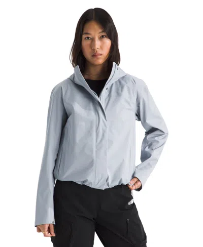 The North Face Women's Voyage Rain Hooded Jacket In Gray