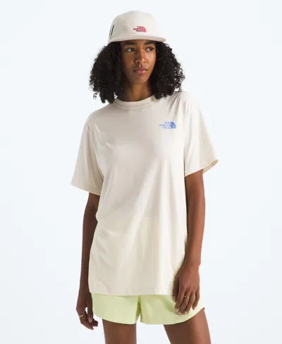 The North Face Women's Wildflower Trails Short-sleeve T-shirt In White