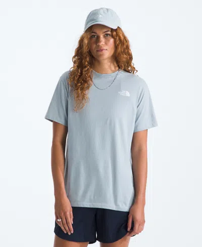 The North Face Wildflower Relaxed Short Sleeve T-shirts In Gray