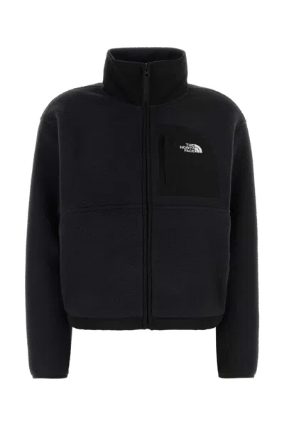The North Face Women's Zip Jacket In 100% Polyester In Black