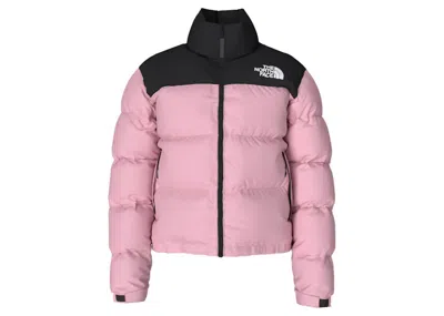 Pre-owned The North Face Womens 1996 Retro Nuptse 700 Fill Packable Jacket In Cameo Pink