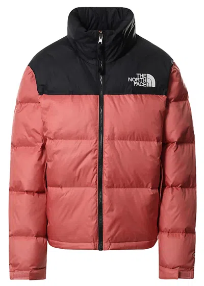Pre-owned The North Face Womens 1996 Retro Nuptse 700 Fill Packable Jacket In Faded Rose