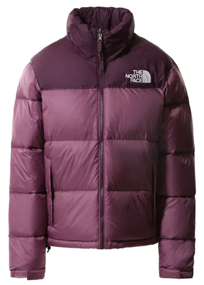 Pre-owned The North Face Womens 1996 Retro Nuptse 700 Fill Packable Jacket In Pikes Purple/blackberry Wine