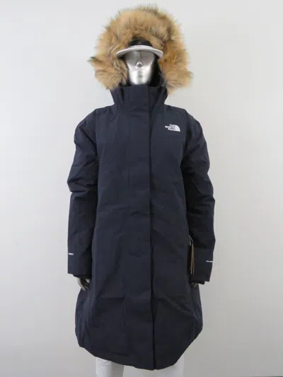 Pre-owned The North Face Womens 3x  Arctic Parka Down Waterproof Warm Winter Jacket Navy Rg In Blue