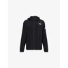 The North Face Womens Mountain Athletics Hooded Stretch-woven Jacket Black In Black