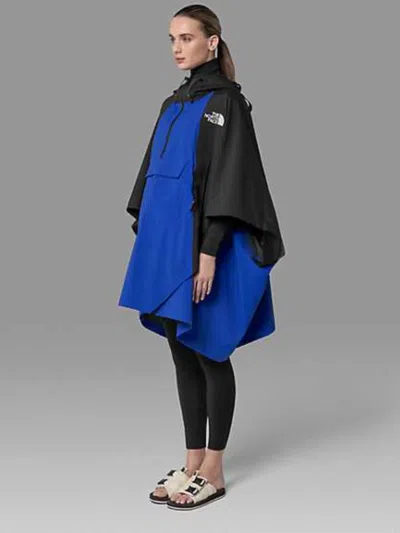 Pre-owned The North Face Womens Black Series 3l Cape Hooded Jacket Tnf Blue / Black Size S In Tnf Blue / Tnf Black