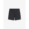 The North Face Womens Sunriser Graphic-print Logo Stretch-woven Shorts Black In Black