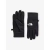 The North Face Womens Tnf Black/tnf White Etip Stretch-woven Gloves In Multi
