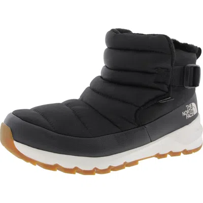 The North Face Womens Faux Fur Lined Cozy Winter & Snow Boots In Black