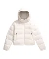 The North Face White Hydrenalite Down Jacket In White Dune