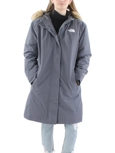 The North Face Womens Insulated Nylon Parka Coat In Multi