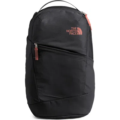 The North Face Isabella Water Repellent Sling Bag In Black Heather/coral Metallic