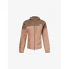 The North Face Womens High Run Wind Relaxed-fit Waterproof Jacket Medium Brown Xs In Medium Brown