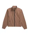 The North Face Dome Wind Jacket With High Collar And Side Pockets In Latte