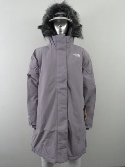 Pre-owned The North Face Womens Plus 3x  Arctic Parka Down Waterproof Winter Jacket Minimal In Minimal Grey / Tnf White Logo
