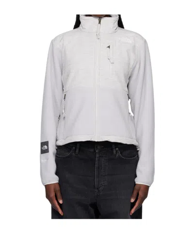The North Face Womens Re-grind Denali Jacket In White