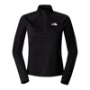 The North Face Womens Sunriser 1/4 Zip Long-sleeve Top In Black